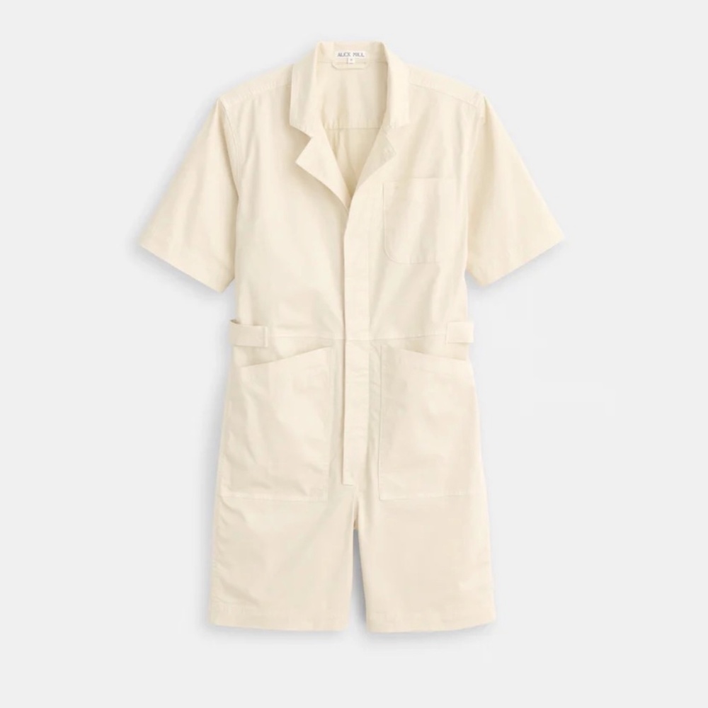 SOLD // Standard Short Jumpsuit in Cotton Twill